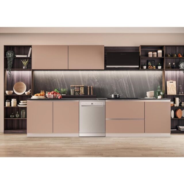 Hotpoint H8F HS61X UK Freestanding 60cm Dishwasher - Stainless Steel