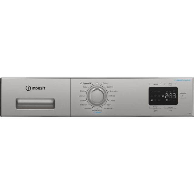 Indesit C YD 92D SS UK Freestanding 9kg Heat Pump Tumble Dryer