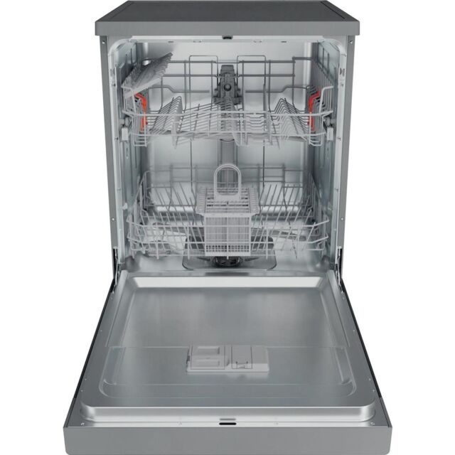 Hotpoint Full Size Freestanding Dishwasher - Inox - 14 Place Settings  - E rated - H2F HL626 X UK