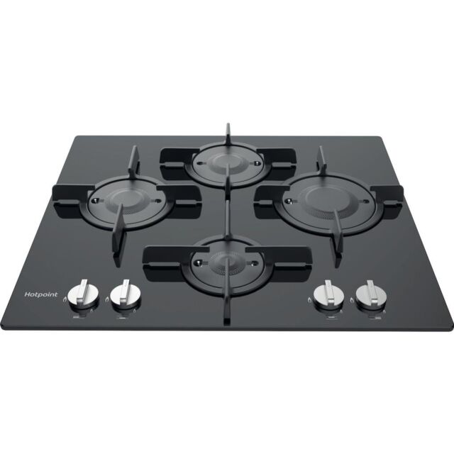 Hotpoint FTGHG 641 D/H BK Gas Hob - Black