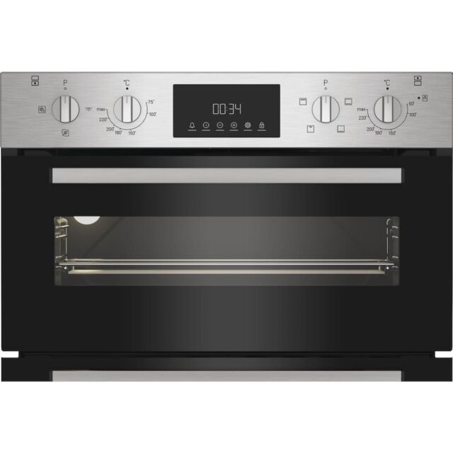 Indesit DUI12DIX Built-In Double Oven - Inox