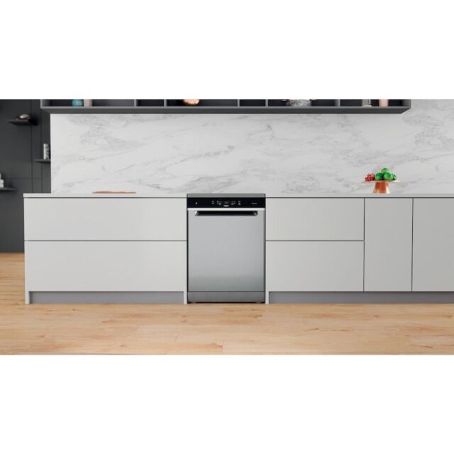 Whirlpool WFC 3C33 PF X UK Supreme Clean Dishwasher - Stainless Steel