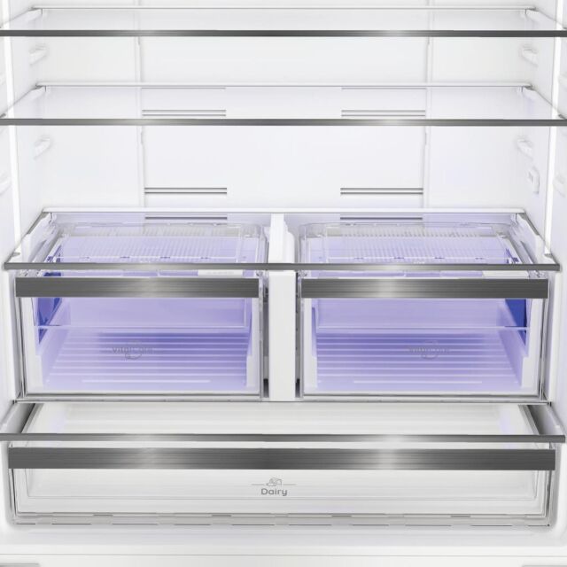 Hotpoint HPGF6564XK4UK Total No Frost American Fridge Freezer with Fresh Shield - Dark Inox