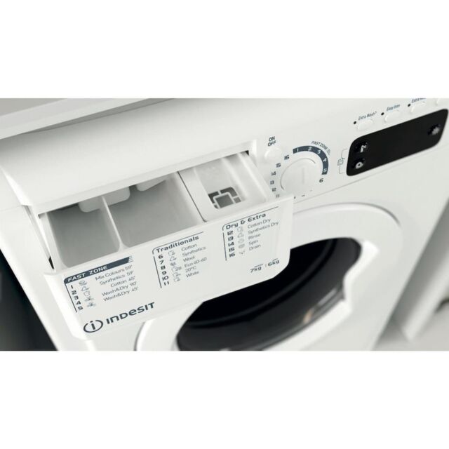 Indesit EWDE 761483 W UK Freestanding Washer Dryer - White
