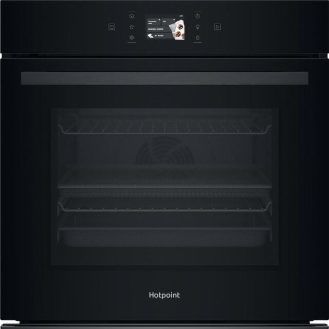 Hotpoint HOI98PT2SBUK Class 8 ActiveMultiflow Electric Single Fan Oven with Air Fry and Full Colour Display - Black