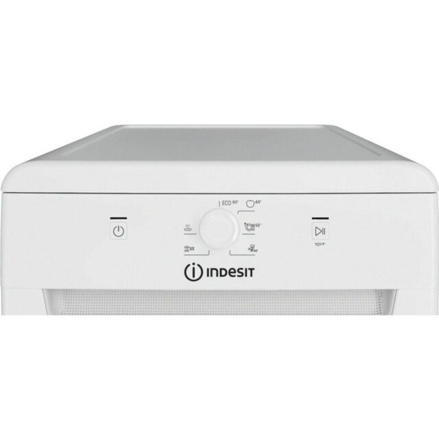 Indesit IN2FE10CS90WUK Freestanding 45cm Slimline Dishwasher with 10 Place Settings - White