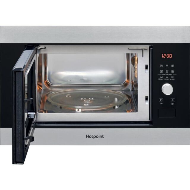Hotpoint MF25G IX H Built-In Compact Microwave Oven - Inox