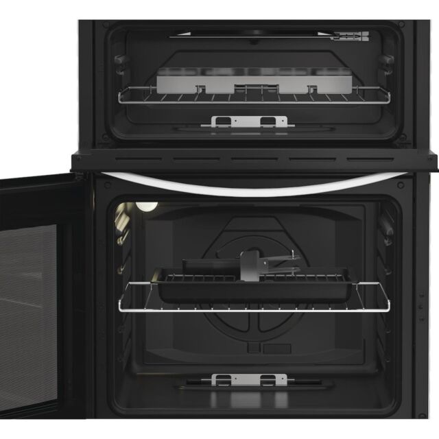 Indesit IDG6GW Freestanding 60cm Gas Double Cooker - White