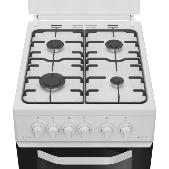 Hotpoint HTG5GCWL Freestanding 50cm Gas Cooker - White