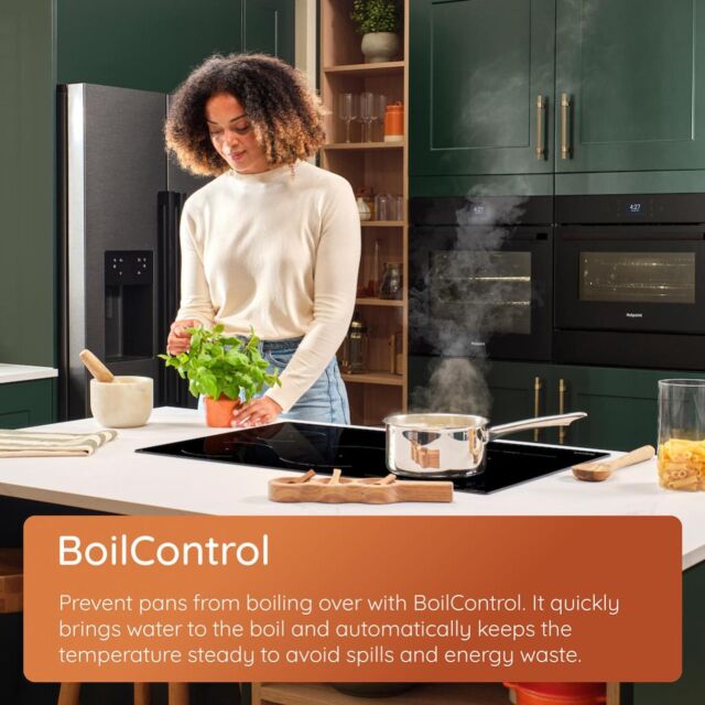 Hotpoint HTX8017DCF2 HeatControl 80cm Induction Hob with CleanProtect