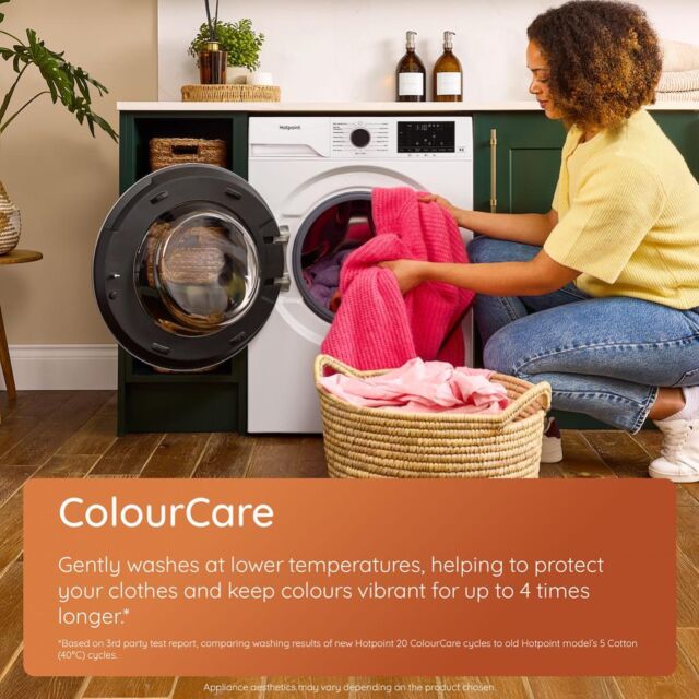 Hotpoint HBD8680GANTISTAINUK AntiStain Freestanding 8+6kg Washer Dryer - Graphite