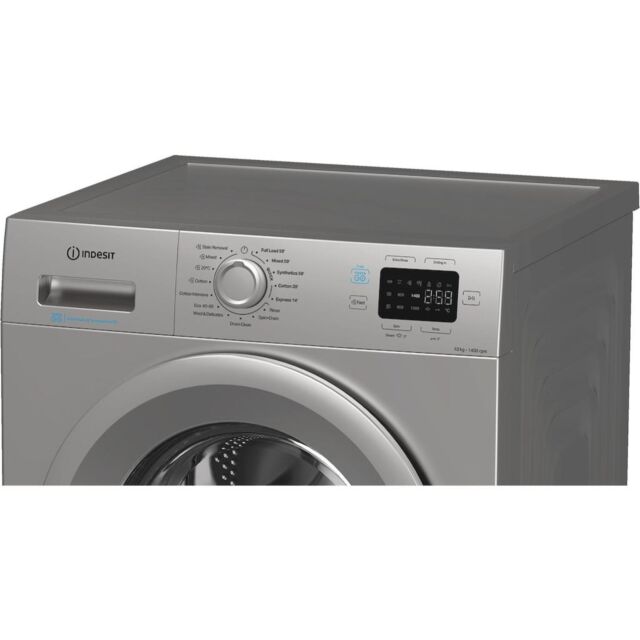 Indesit Push&Go IP 1046S PUSH&GO UK 10kg Washing Machine - Silver