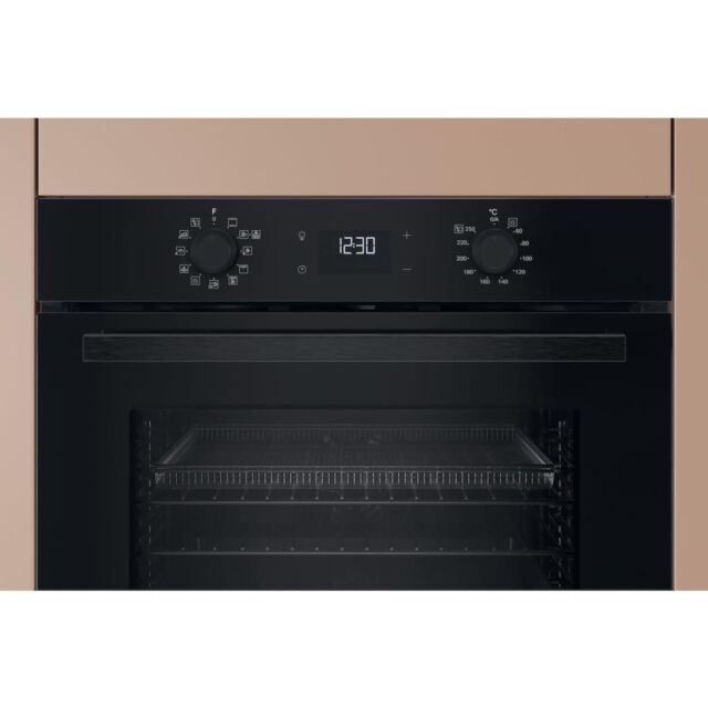 Hotpoint HO458HFBUK Built-In Single Oven - Black