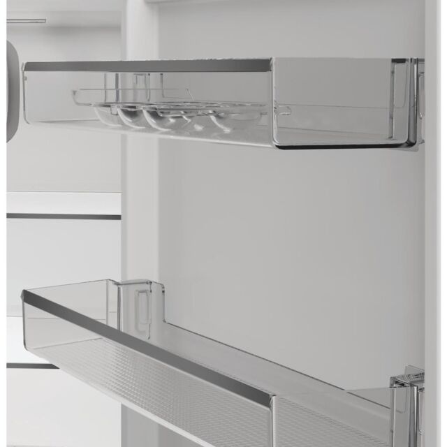 Whirlpool WHKF 6352 XBR5UK Dual No Frost 3 Door Fridge Freezer with 6th Sense - Dark Inox