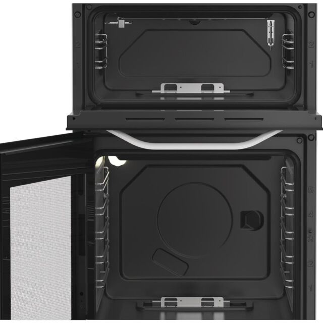 Hotpoint HDG5GCW Freestanding 50cm Gas Double Cooker - White