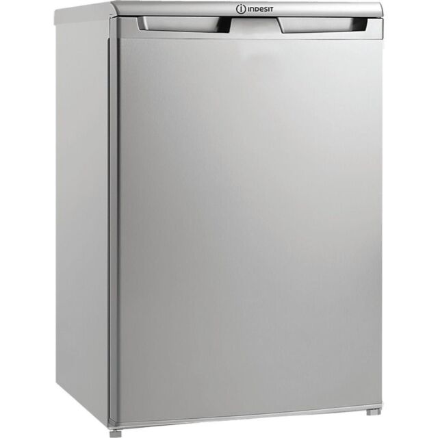 Indesit I55V1 112S UK Freestanding Undercounter Fridge - Silver