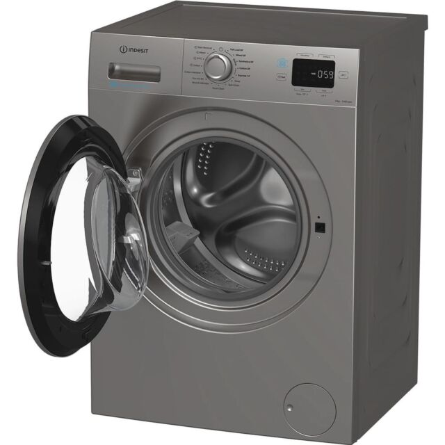 Indesit Push&Go IP 846S PUSH&GO UK 8kg Washing Machine - Silver