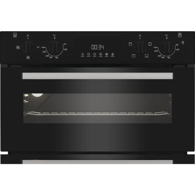 Indesit DUI10DB Built-In Double Oven - Black