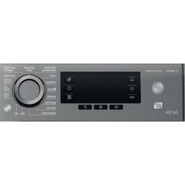 Hotpoint NDD86448GDAUK ActiveCare Freestanding 8+6kg Washer Dryer - Graphite
