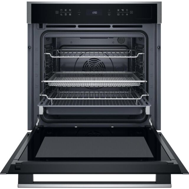 Hotpoint HOI6A8PT1SXUK Built-In Single Pyrolytic Oven with ActiveMultiflow and ActiveSteam - Inox
