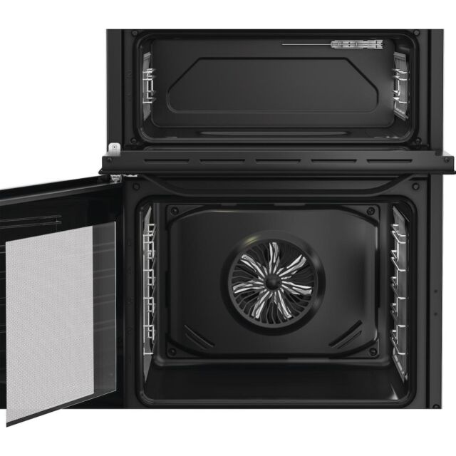 Hotpoint HDE6IDC2B1 Double Oven Electric Cooker with Induction Hob - Black