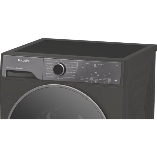 Hotpoint HP105GACARE Freestanding Fabric Care 10kg 1400rpm Washing Machine - Graphite