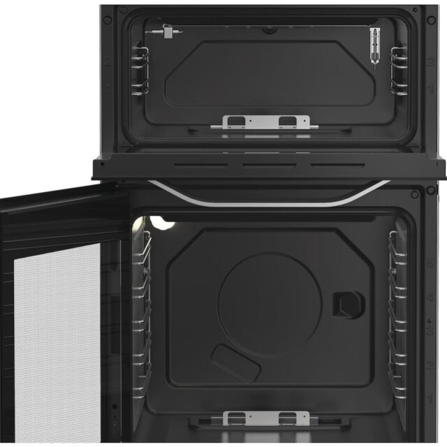 Hotpoint HDG5GCX Freestanding 50cm Gas Double Cooker - Inox