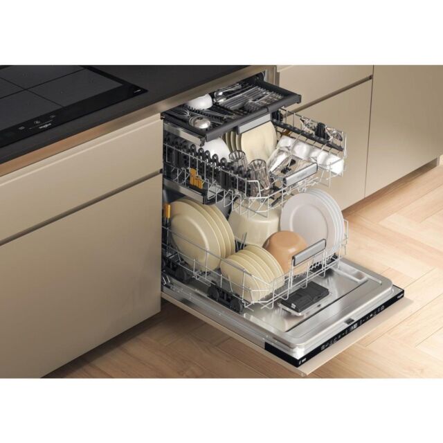 Whirlpool W7I HT40 TS UK Built-In 15 Place Setting Dishwasher