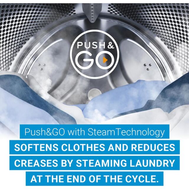 Indesit Push&Go IP 1046S PUSH&GO UK 10kg Washing Machine - Silver