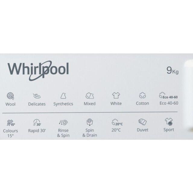 Whirlpool BIWMWG91485UK 9kg 1400rpm Washing Machine - White