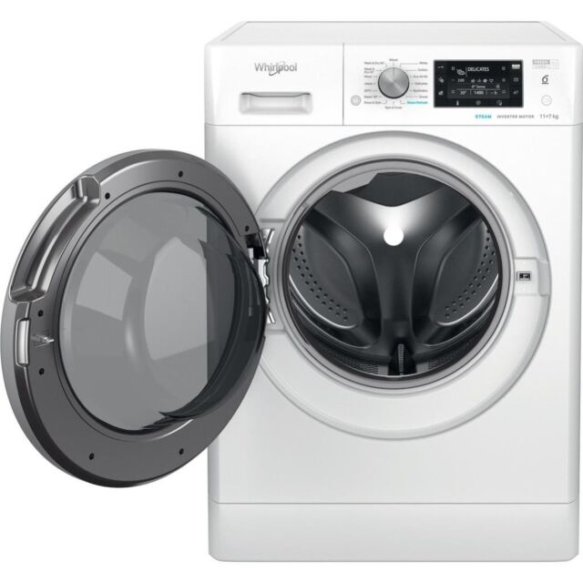 Whirlpool FFWDD 1174489 BSV UK Freestanding 11+7kg Washer Dryer