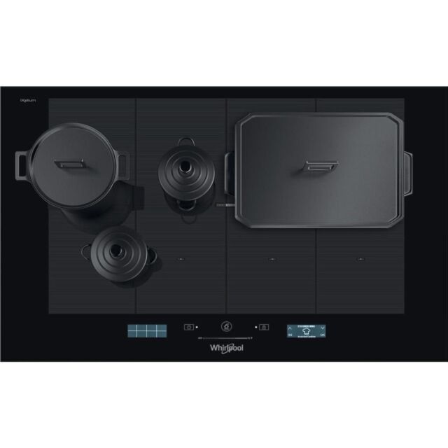 Whirlpool SMP 778 C/NE/IXL SmartCook Induction Hob 8 Zone 75cm - Black