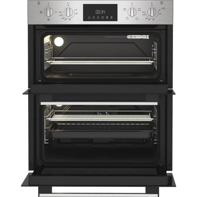 Indesit DUI12DIX Built-In Double Oven - Inox