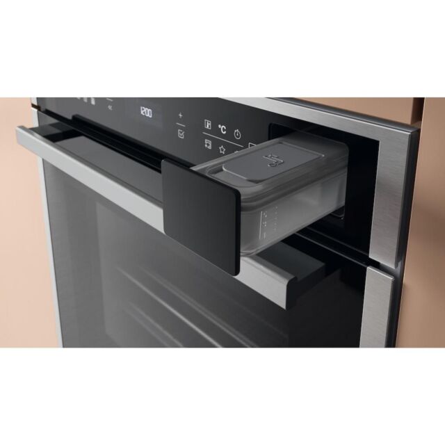 Hotpoint HOI6A8PT1SXUK Built-In Single Pyrolytic Oven with ActiveMultiflow and ActiveSteam - Inox