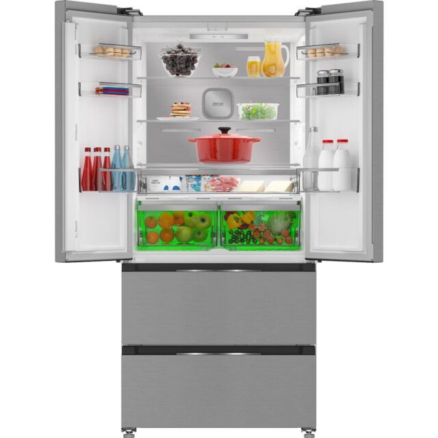 Hotpoint HPG26513XBR4UK Dual No Frost American Fridge Freezer with VitalCare - Dark Inox