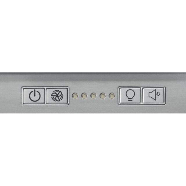 Hotpoint UIF 9.3F LB X 60cm Chimney Island Cooker Hood - Stainless Steel
