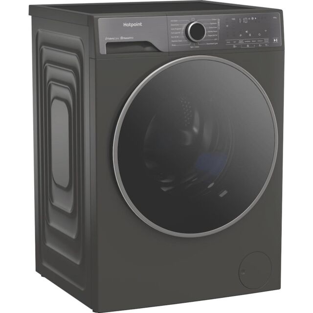 Hotpoint HP105GACARE Freestanding Fabric Care 10kg 1400rpm Washing Machine - Graphite