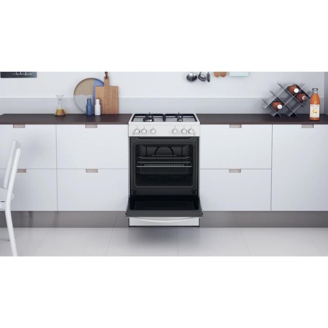 Indesit IS67G1PMW/UK Freestanding 60cm Gas Cooker