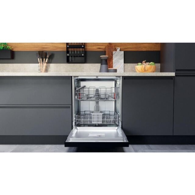 Hotpoint H3B L626 B UK Semi-Integrated 14 Place Settings Dishwasher - Black
