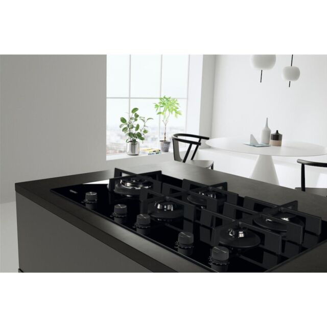 Whirlpool GOWL 958/NB W Collection Gas Hob 5 Burners 90cm - Black
