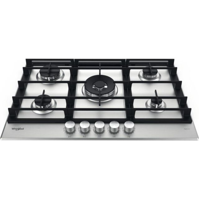 Whirlpool GMWL 758/IXL Gas Hob 5 Burners 75cm - Inox