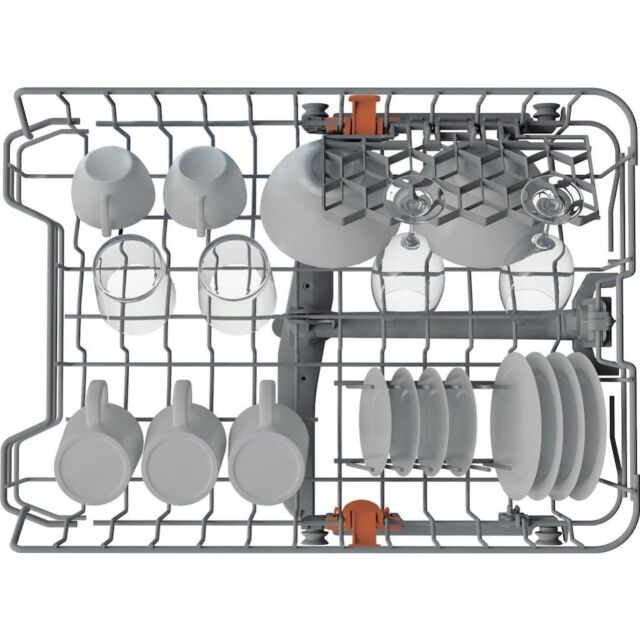 Hotpoint HP2FE10CS90SUK Freestanding 45cm Slimline Dishwasher with 10 Place Settings - Silver