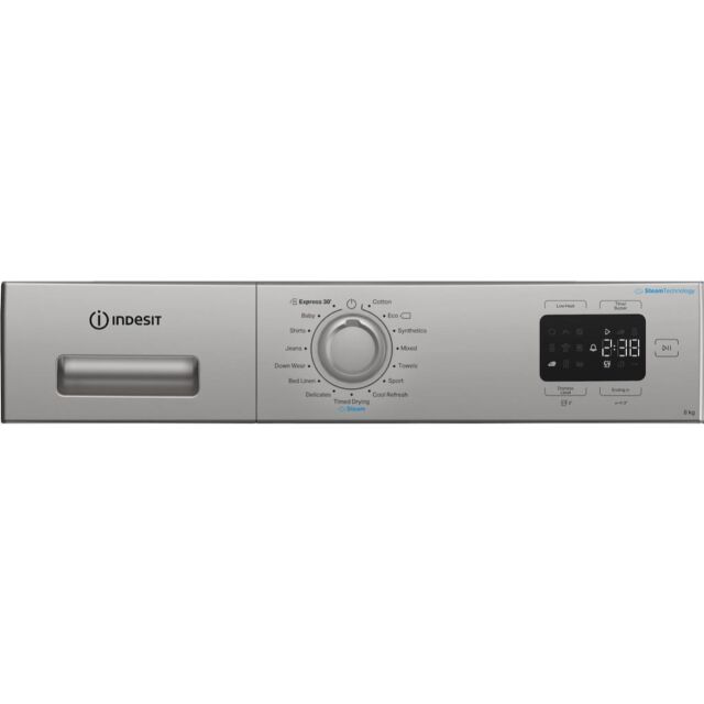 Indesit C YSD 82D SS UK Freestanding 8kg Heat Pump Tumble Dryer