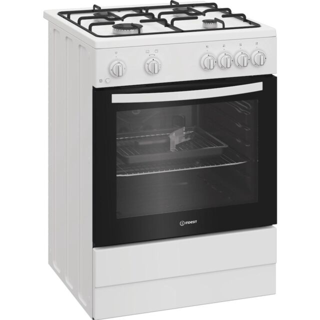 Indesit I6GGMMWUK Freestanding 60cm Gas Single Cooker - White