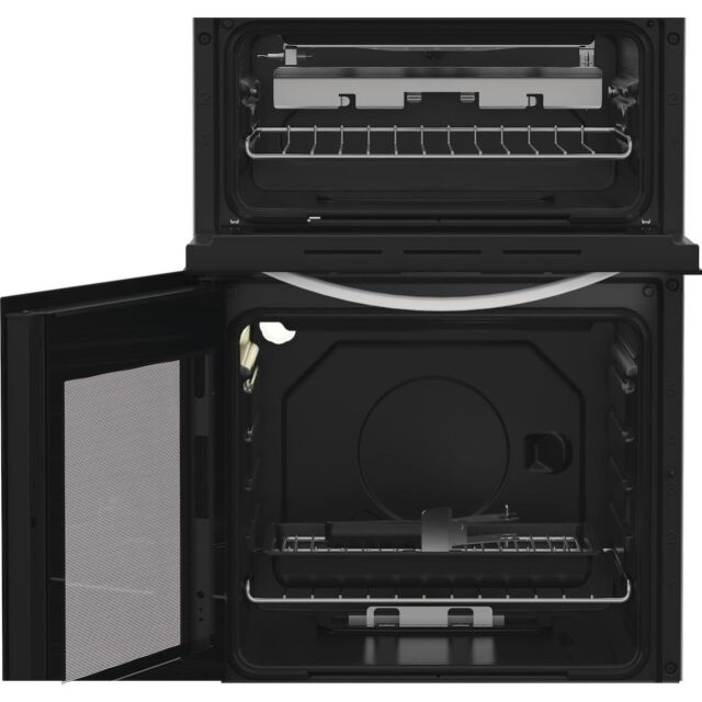 Indesit ITG5GMW Freestanding 50cm Gas Double Cooker - White