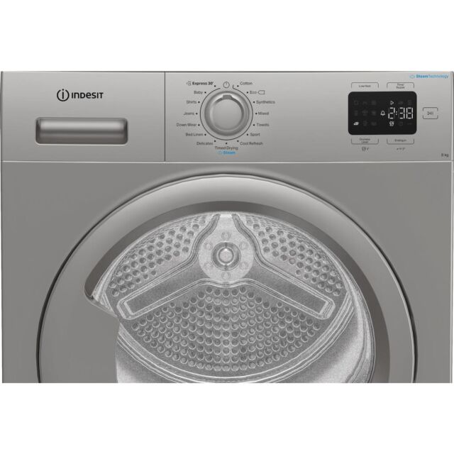 Indesit C YSD 82D SS UK Freestanding 8kg Heat Pump Tumble Dryer