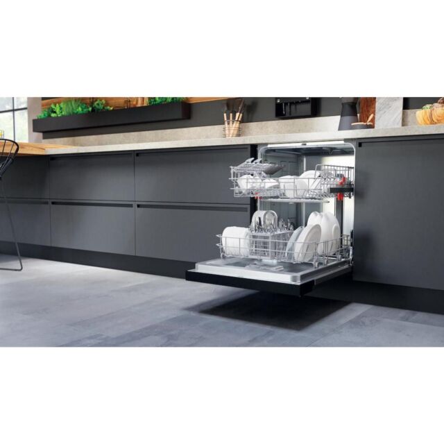 Hotpoint H3B L626 B UK Semi-Integrated 14 Place Settings Dishwasher - Black