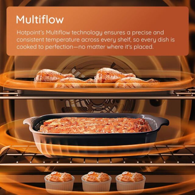 Hotpoint HO455HBUK Built-In Single Oven - Black