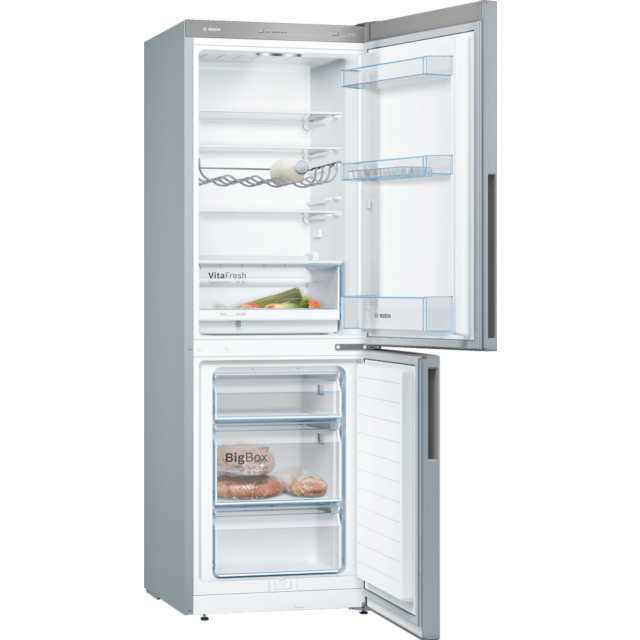 Bosch KGV33VLEAG, Free-standing fridge-freezer with freezer at bottom