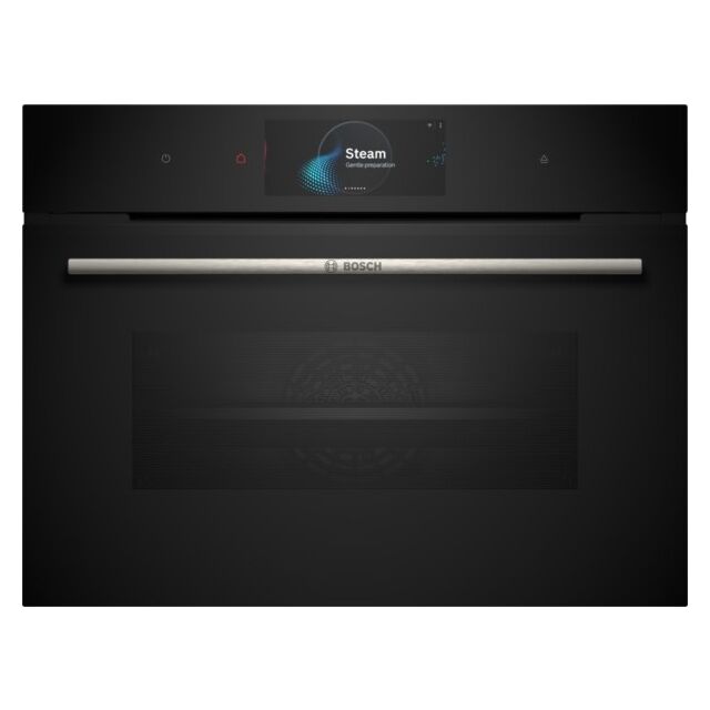 Bosch CSG7584B1, Built-in compact oven with steam function